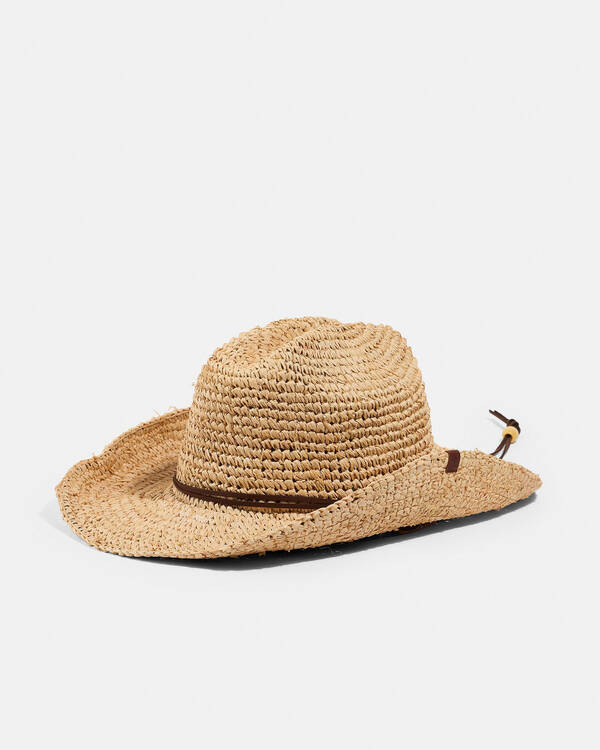 Crushable Straw Cowgirl Hat