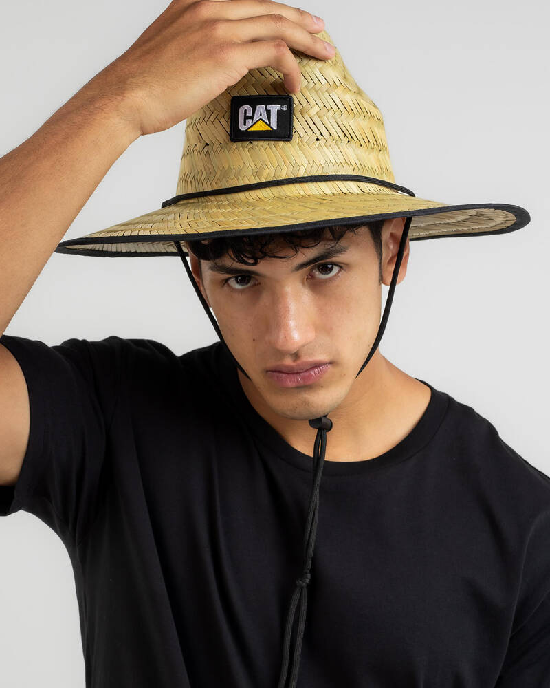 Cat Straw Hat for Mens