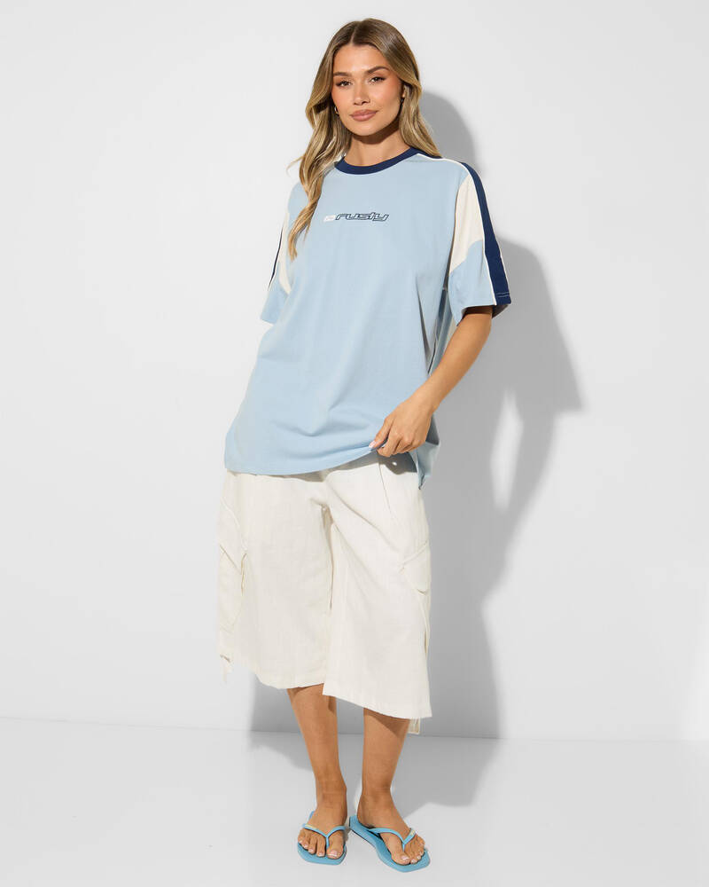 Rusty New Break 220 Oversized Tee for Womens