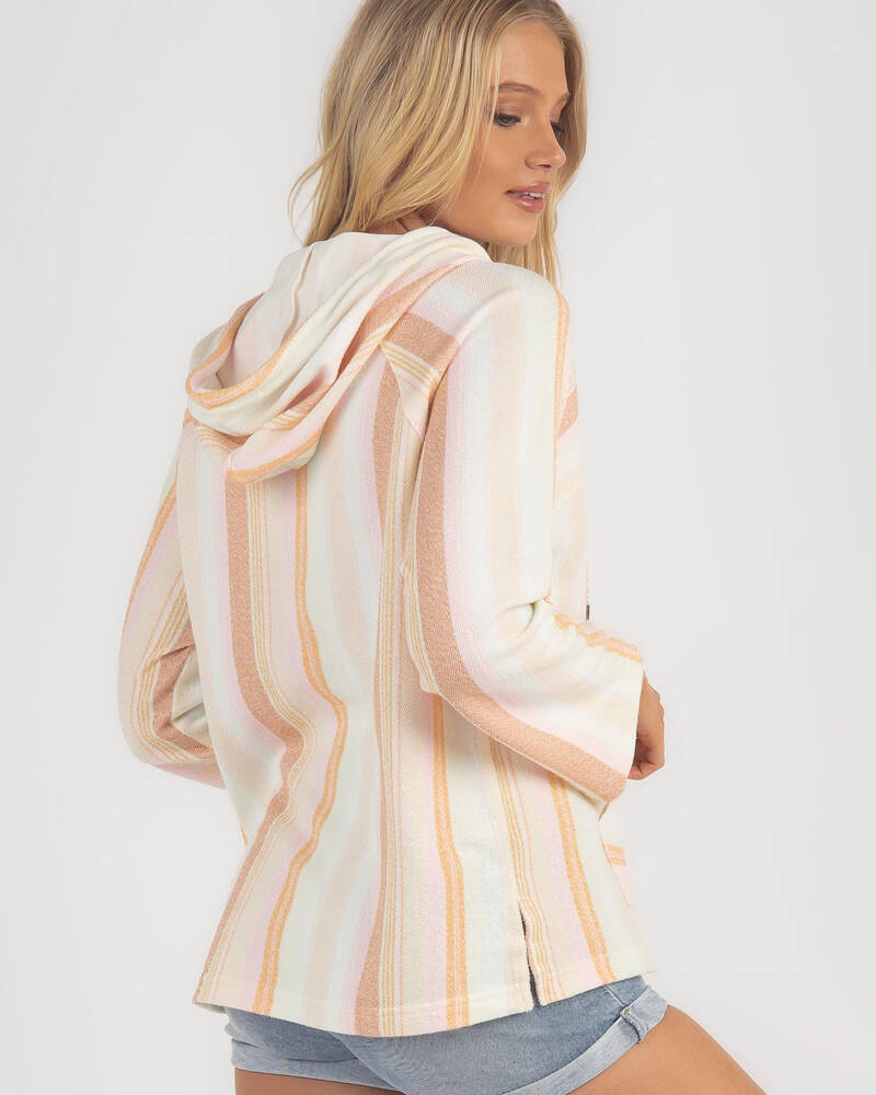 Roxy Wild And Free Poncho Hoodie for Womens