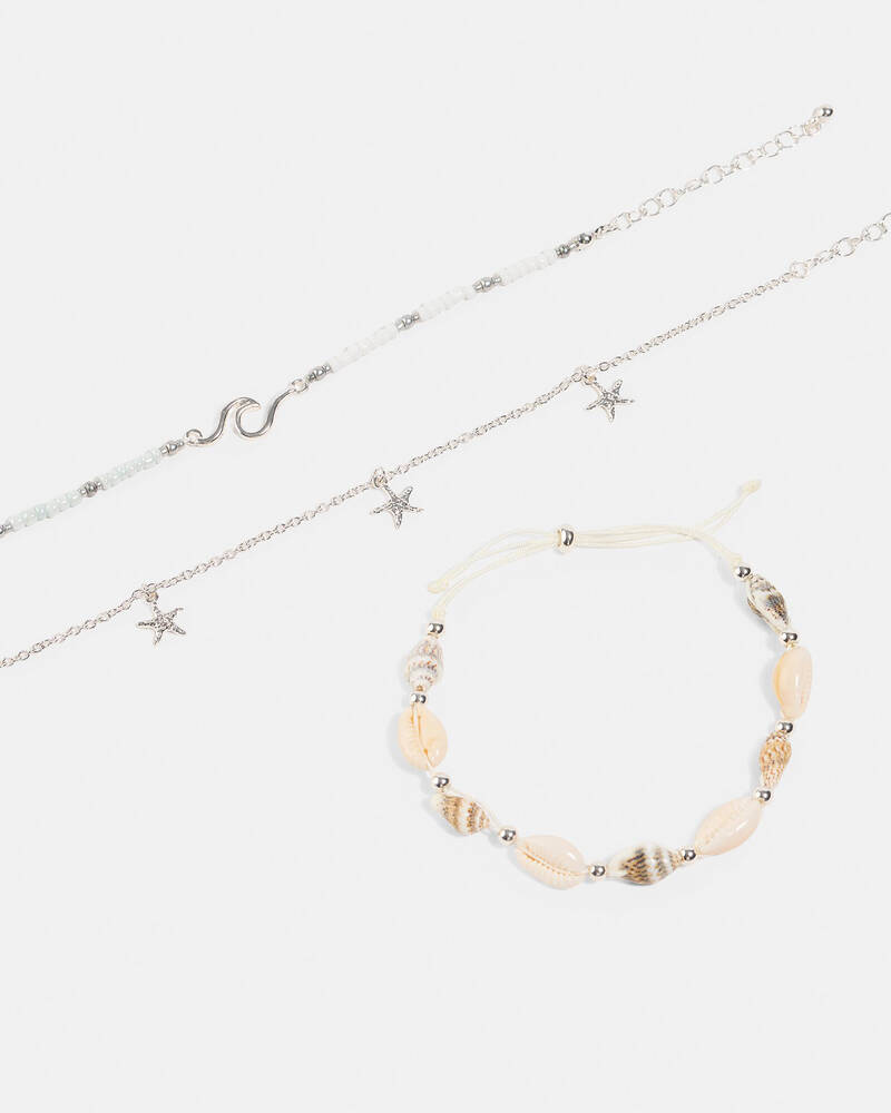 Karyn In LA Rita Anklet Pack for Womens