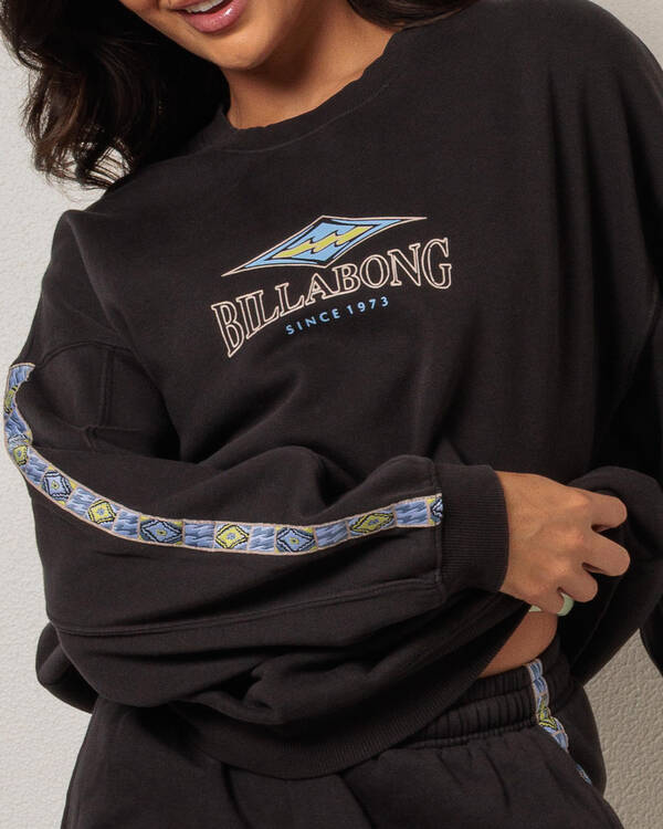 Billabong Swipe Right Kendall Crewneck Sweatshirt for Womens