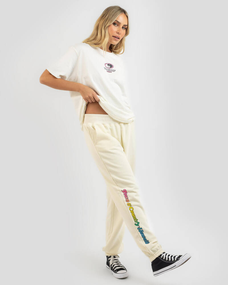 Town & Country Surf Designs On Rail Track Pants for Womens