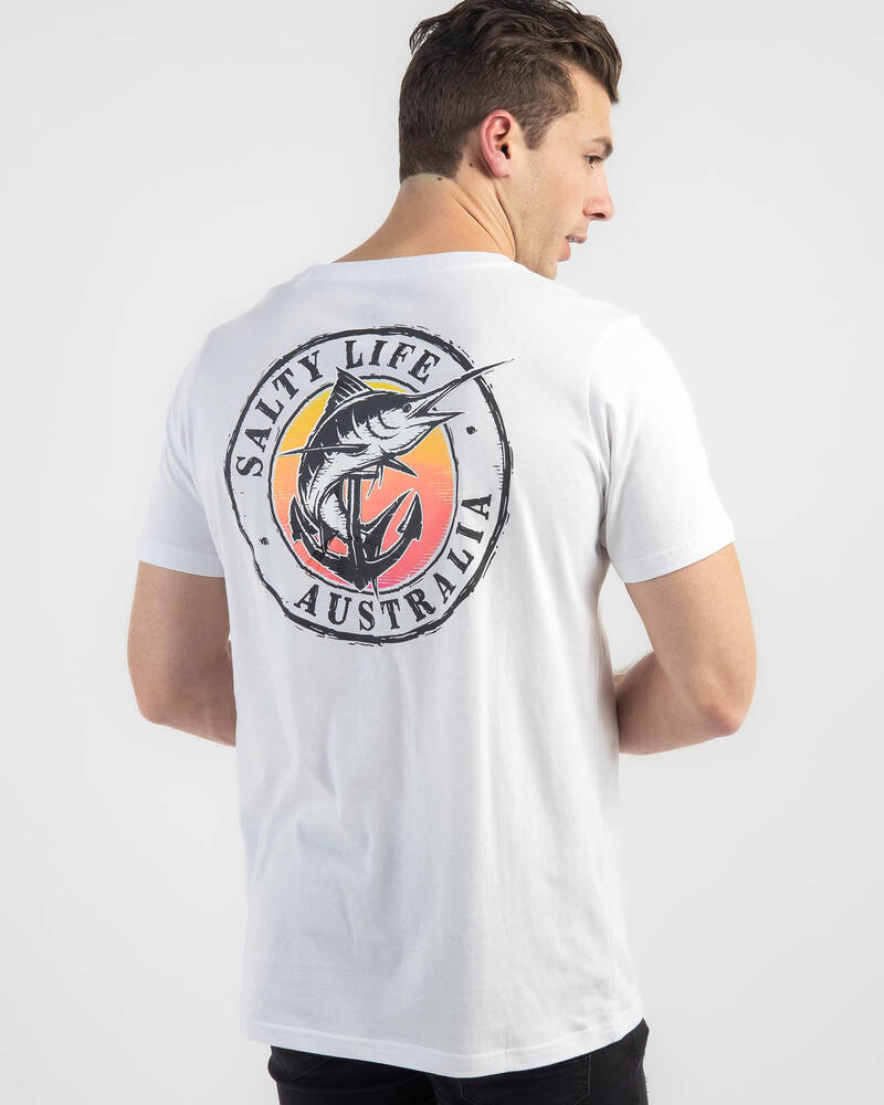 Salty Life Reflections T-Shirt for Mens