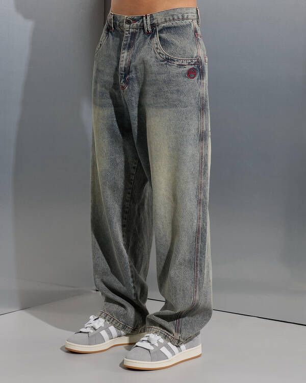 Rusty Redemption Baggy Jeans for Mens