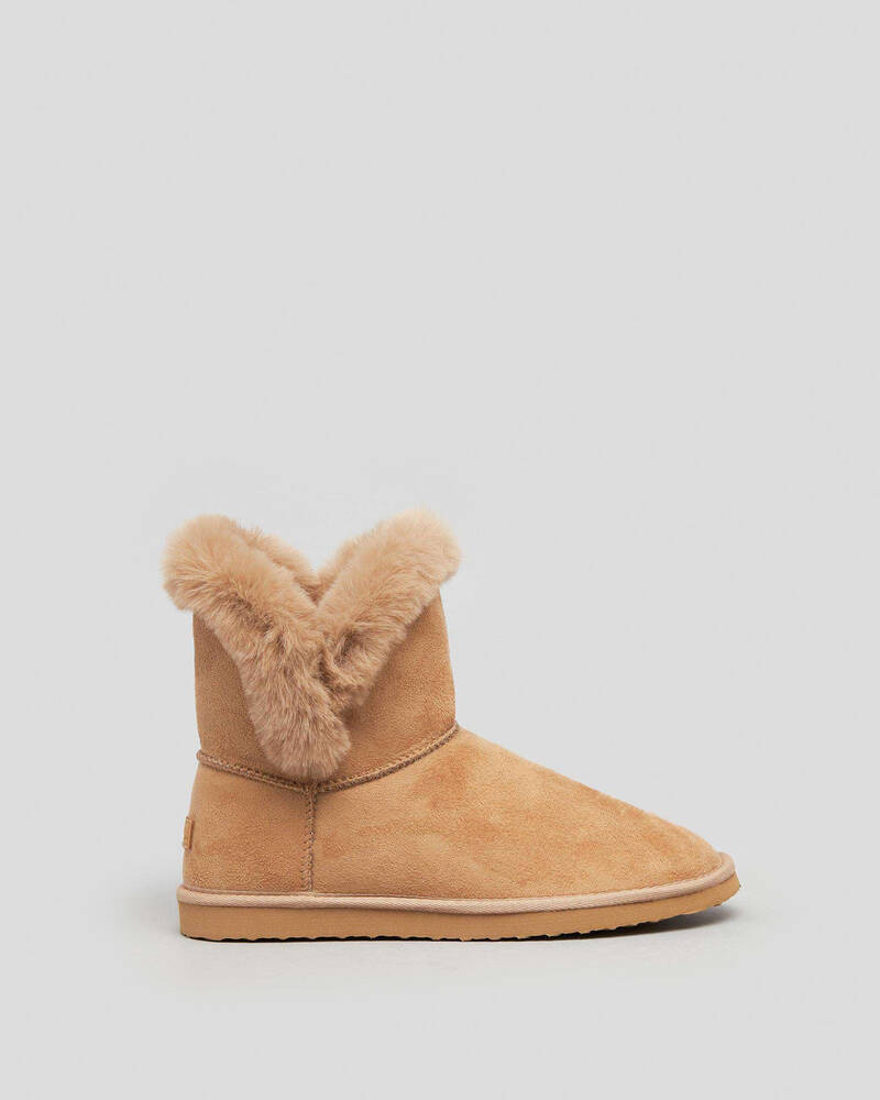 Mooloola Fawn Slipper Boots for Womens