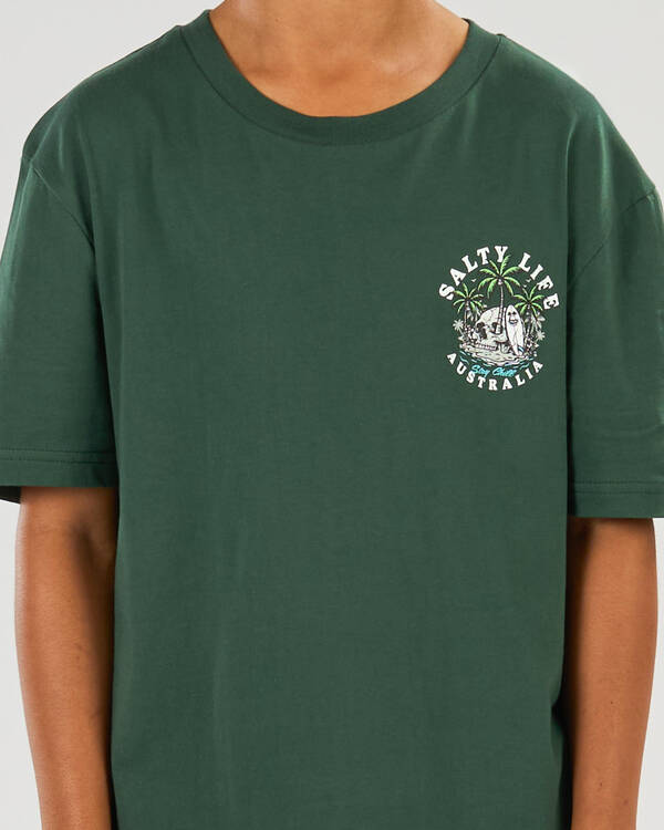 Salty Life Boys' Skull Cove T-Shirt for Mens