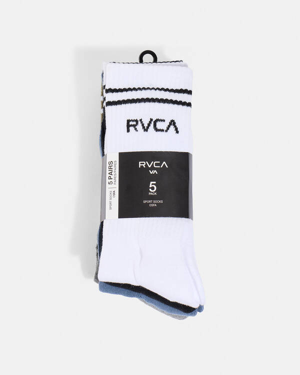 RVCA Union Socks 5 Pack for Mens