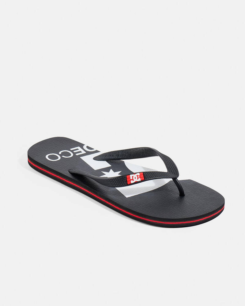 DC Shoes Spray Graffik Thongs for Mens
