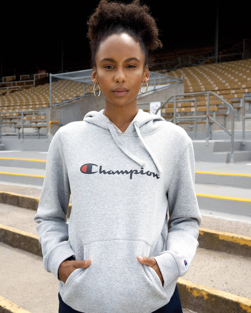Champion Logo Hoodie for Womens image number null