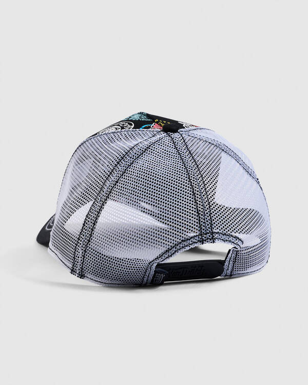 Von Dutch Black Jax Psycho Trucker Cap for Mens
