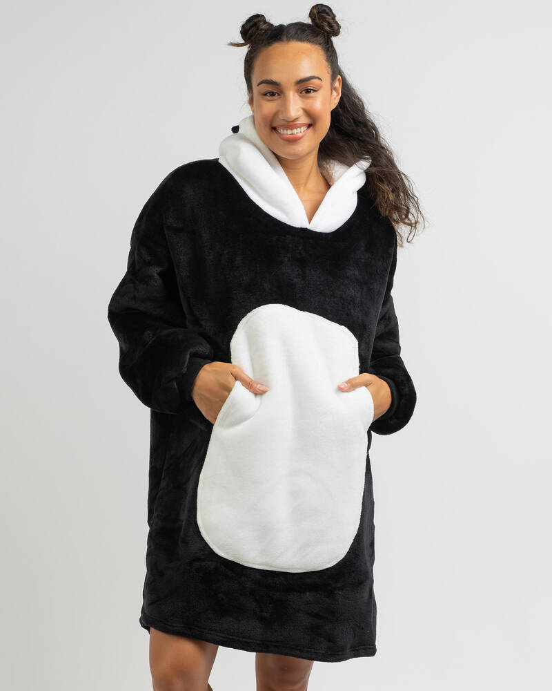 Mooloola Panda Hooded Blanket for Womens