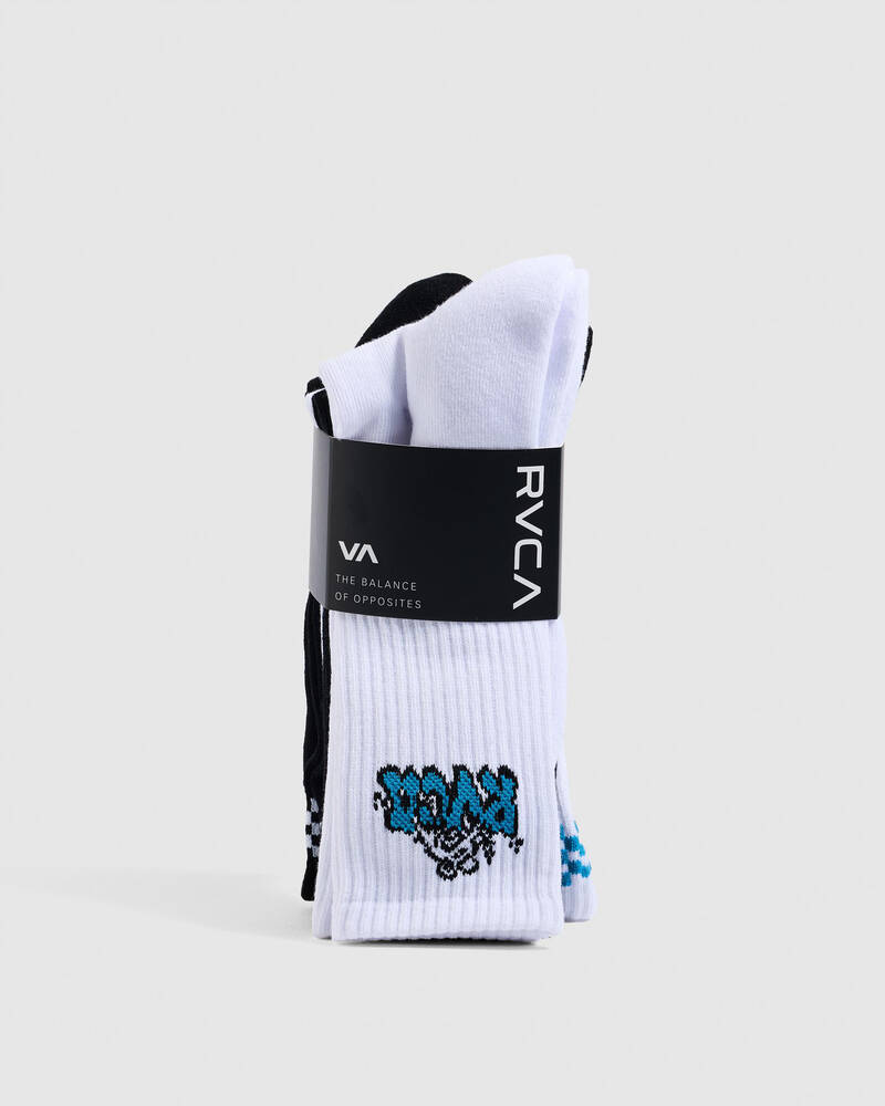 RVCA Seasonal Socks 4 Pack for Mens