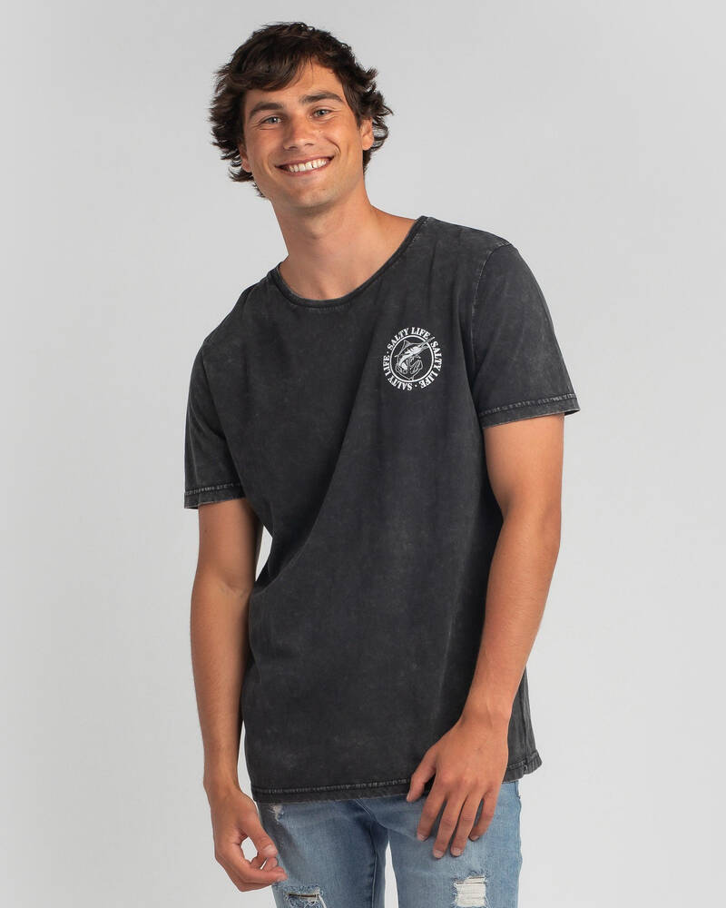 Salty Life Angler T-Shirt for Mens