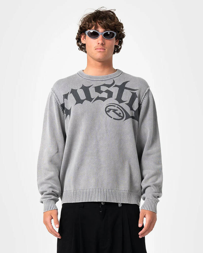 Rusty Saxon Printed Sweater for Mens