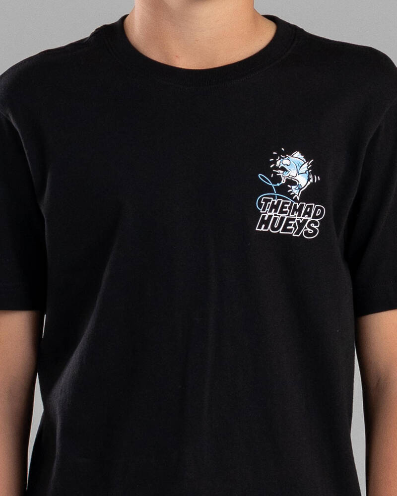 The Mad Hueys Boys' Great Bite Shark T-Shirt for Mens