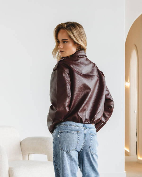 Ava And Ever Osbourne Faux Leather Jacket for Womens