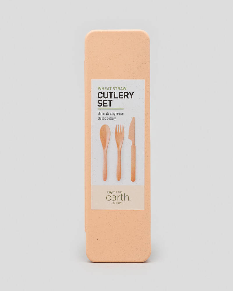 Get It Now Wheat Straw Cutlery Set for Unisex