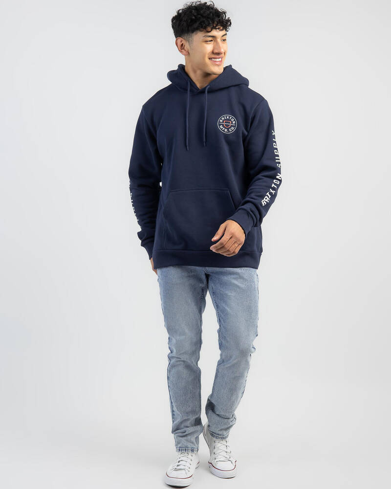Brixton Crest Hoodie for Mens