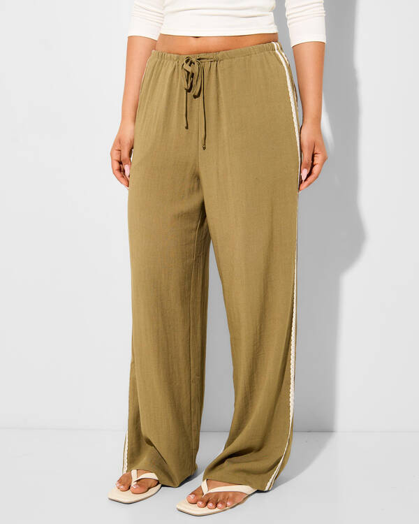 Linen Lace Pants
