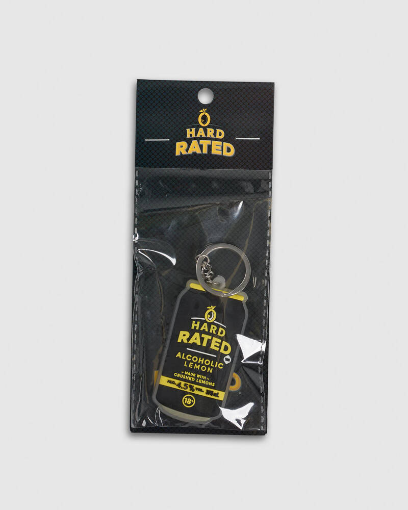 Hard Rated Can Shaped Keyring for Mens