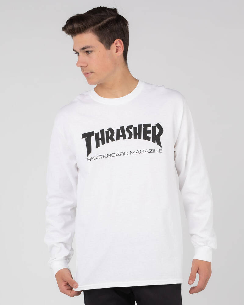 Thrasher Sk8 Mag Long Sleeve T-Shirt for Mens image number null