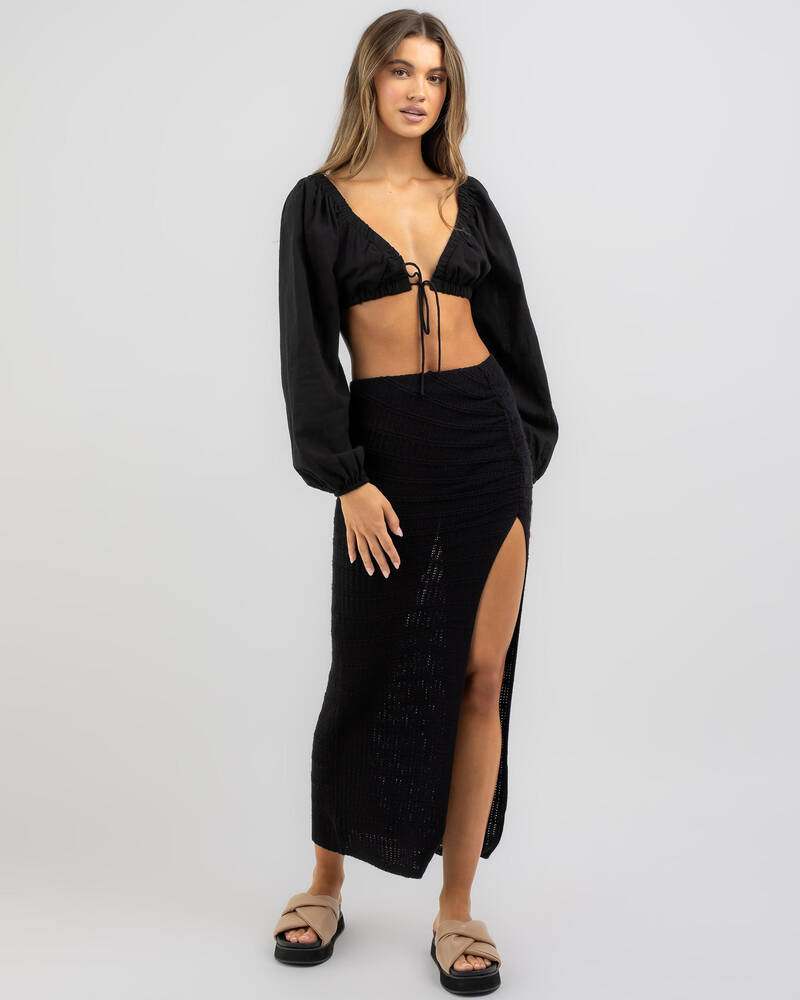 Mooloola Maldives Crochet Maxi Skirt for Womens