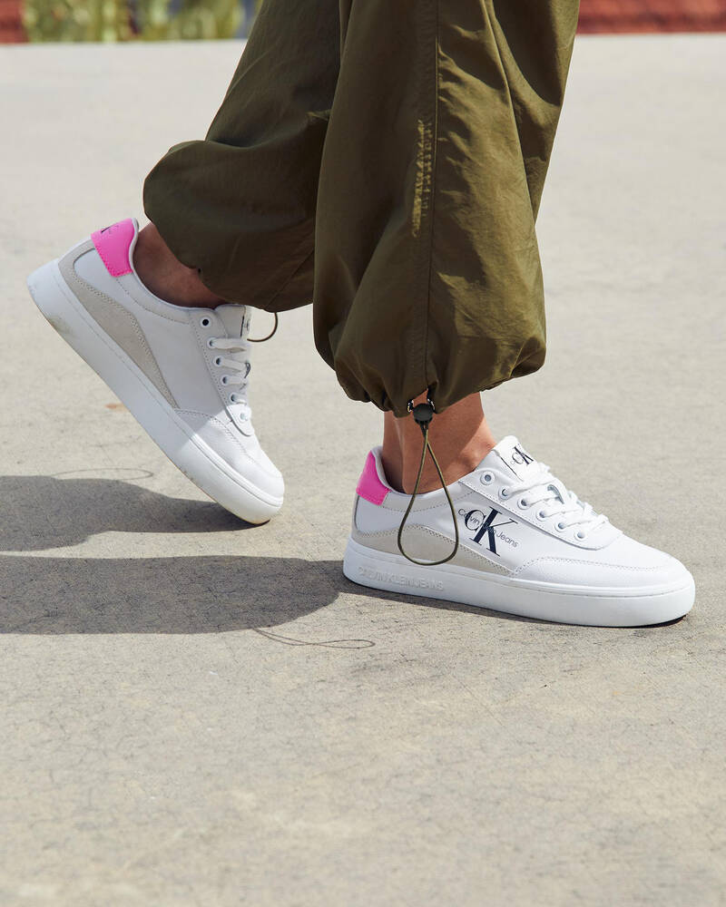 Calvin Klein Classic Cupsole Lace Up Low Shoes for Womens
