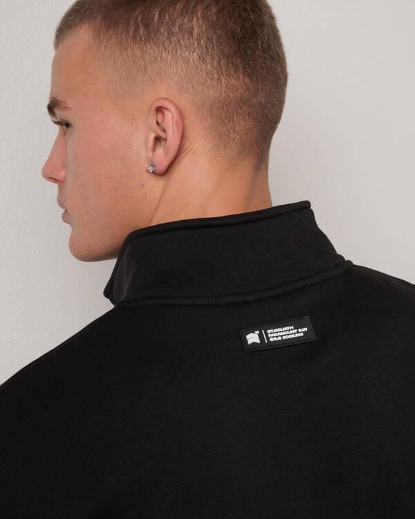 St. Goliath Overlapped 1/4 Zip Sweatshirt for Mens