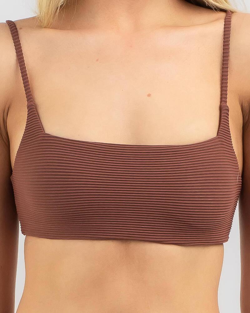 Billabong Tanlines Zoe Crop Bikini Top for Womens