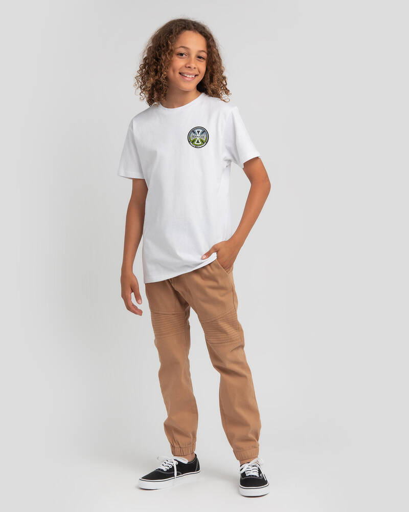 Independent Boys' Split Cross T-Shirt for Mens