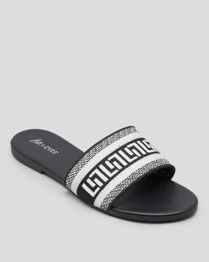 Ava And Ever Uncut Slide Sandals for Womens