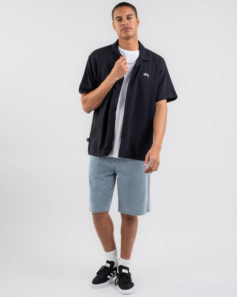 Stussy Fire Dice Short Sleeve Shirt for Mens