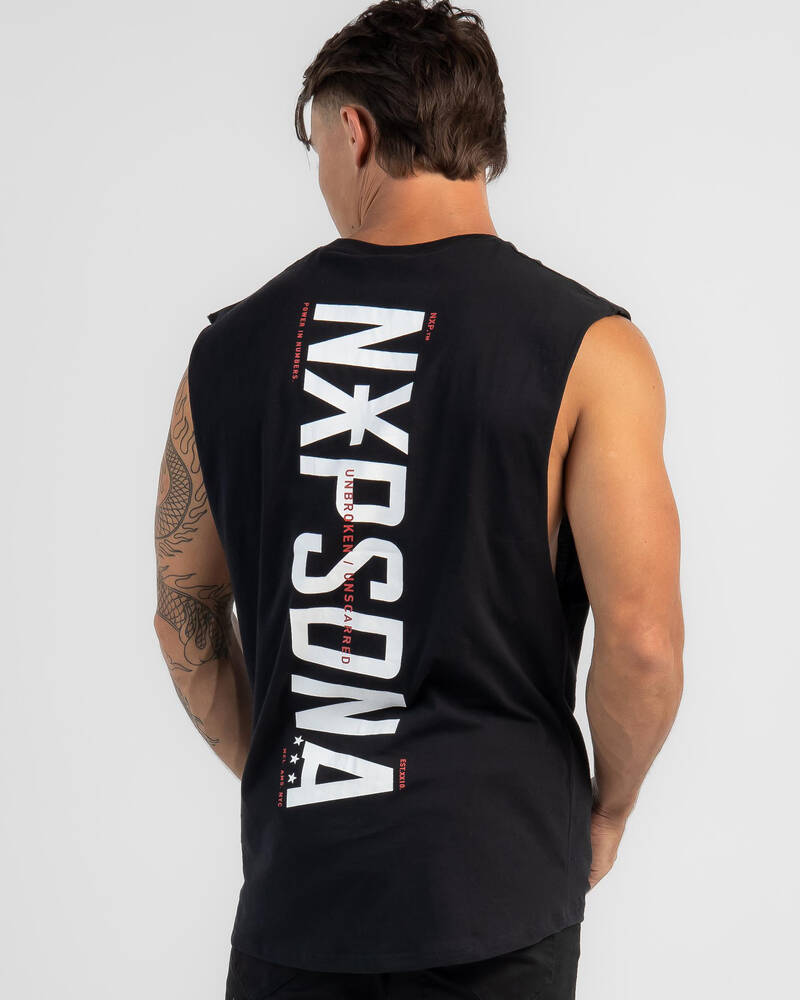 Nena & Pasadena Applause Scoop Back Muscle Tank for Mens