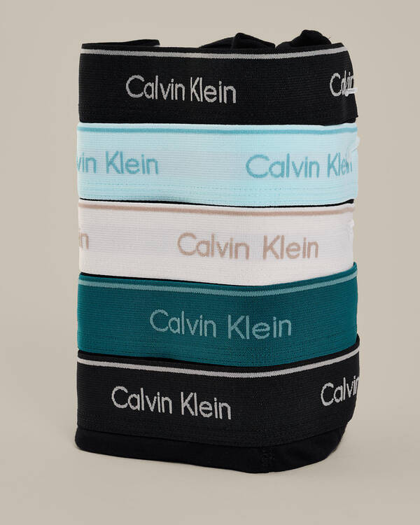 Calvin Klein 100% Cotton Trunk 5 Pack for Mens