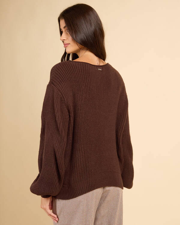 Mooloola Vortex Crew Neck Knit Jumper for Womens