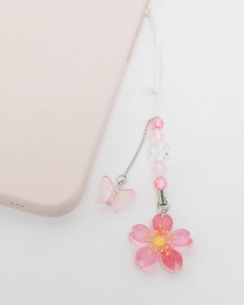 Karyn In LA Floral Phone Charm for Womens