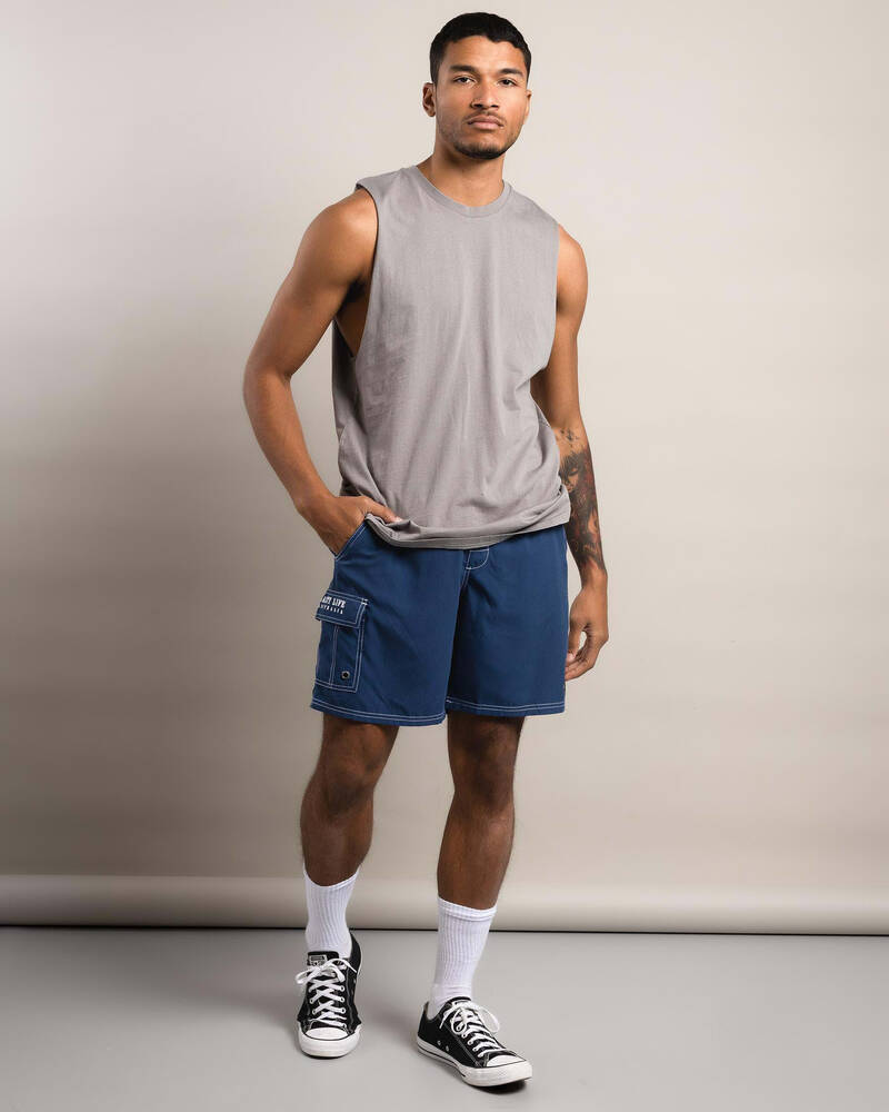 Salty Life Divergent Board Shorts for Mens