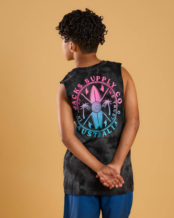 Boys' Ocean Carve Muscle Tank