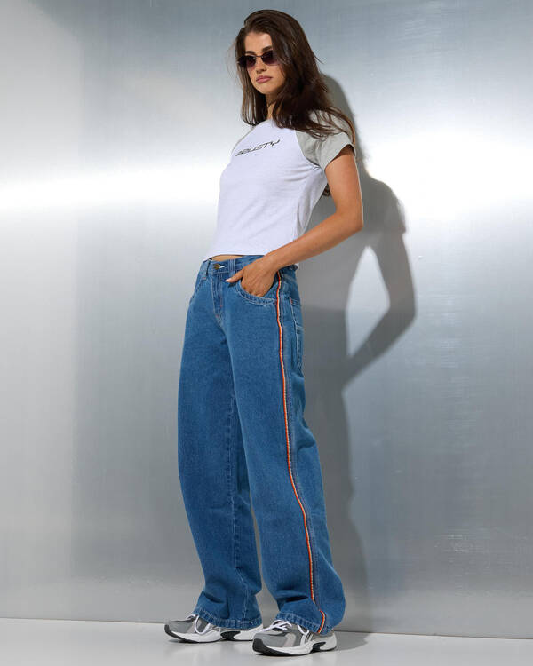 Rusty Flip Mommy Jeans for Womens