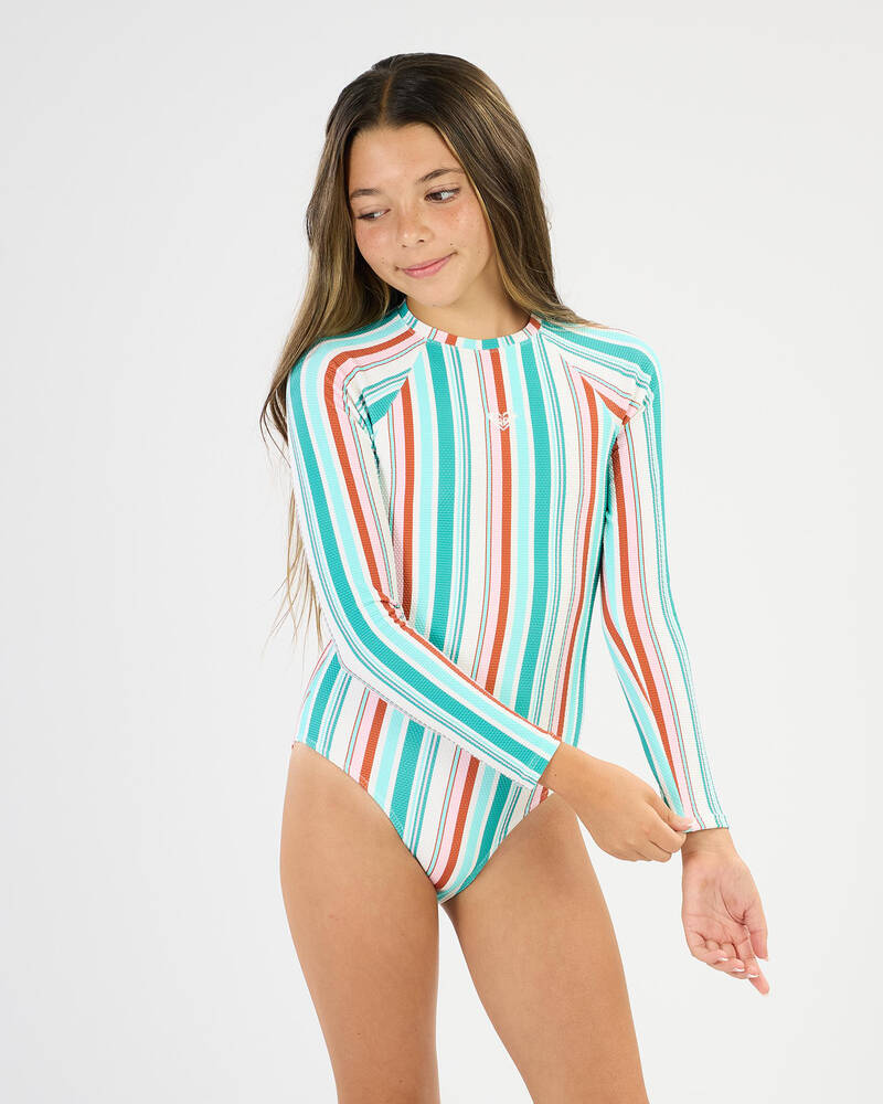 Roxy Girls' Latigo Stripe Long Sleeve Surfsuit for Womens