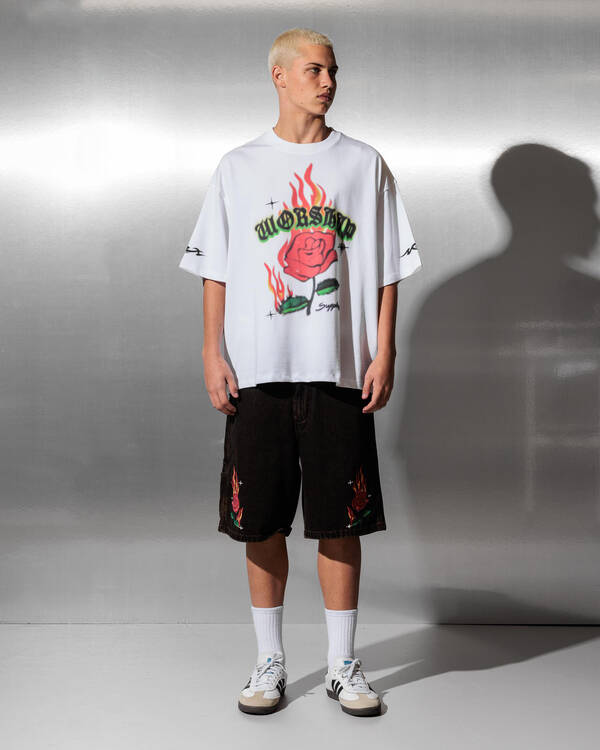 Worship Supplies Anderson Box Crop T-Shirt for Mens