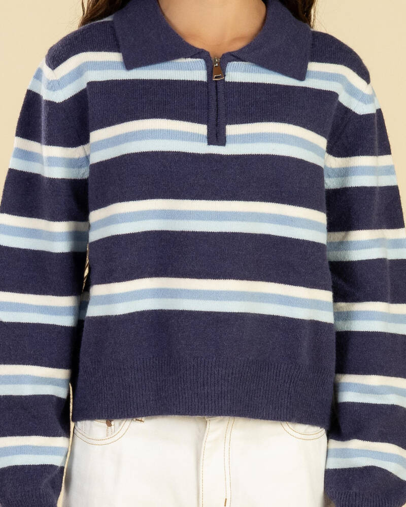 Ava And Ever Girls Cadillac Zip Knit Jumper for Womens