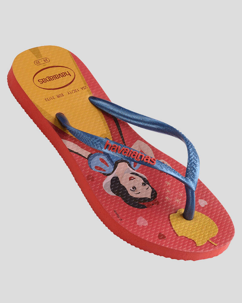 Havaianas Kids' Slim Princess Snow White Thongs for Womens