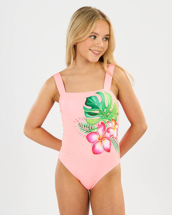 Girls' Castaway One Piece Swimsuit
