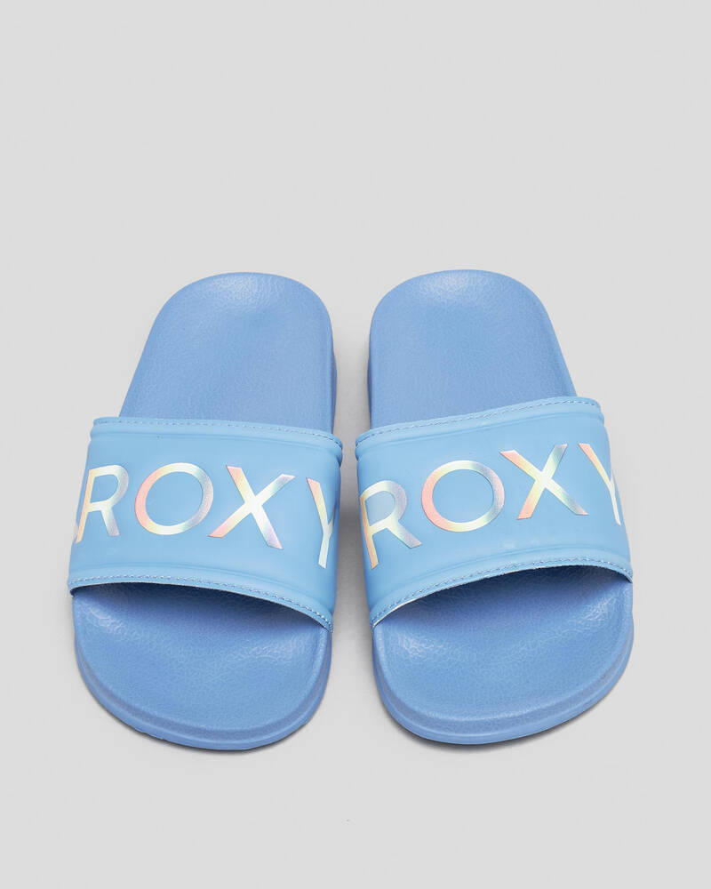 Roxy Girls' Roxy Slippy Slide Sandals for Womens