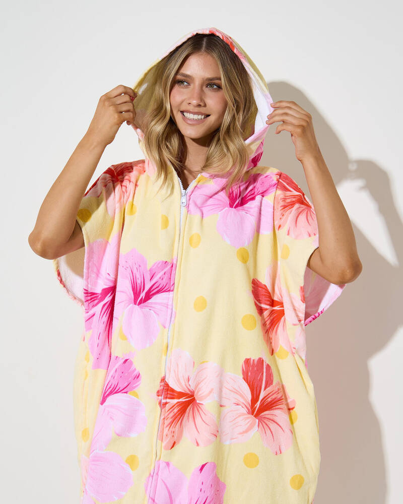 Topanga Maisy Zip Hooded Towel for Womens