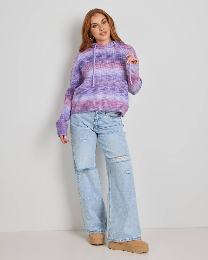 Mooloola Miami Hooded Knit Jumper for Womens