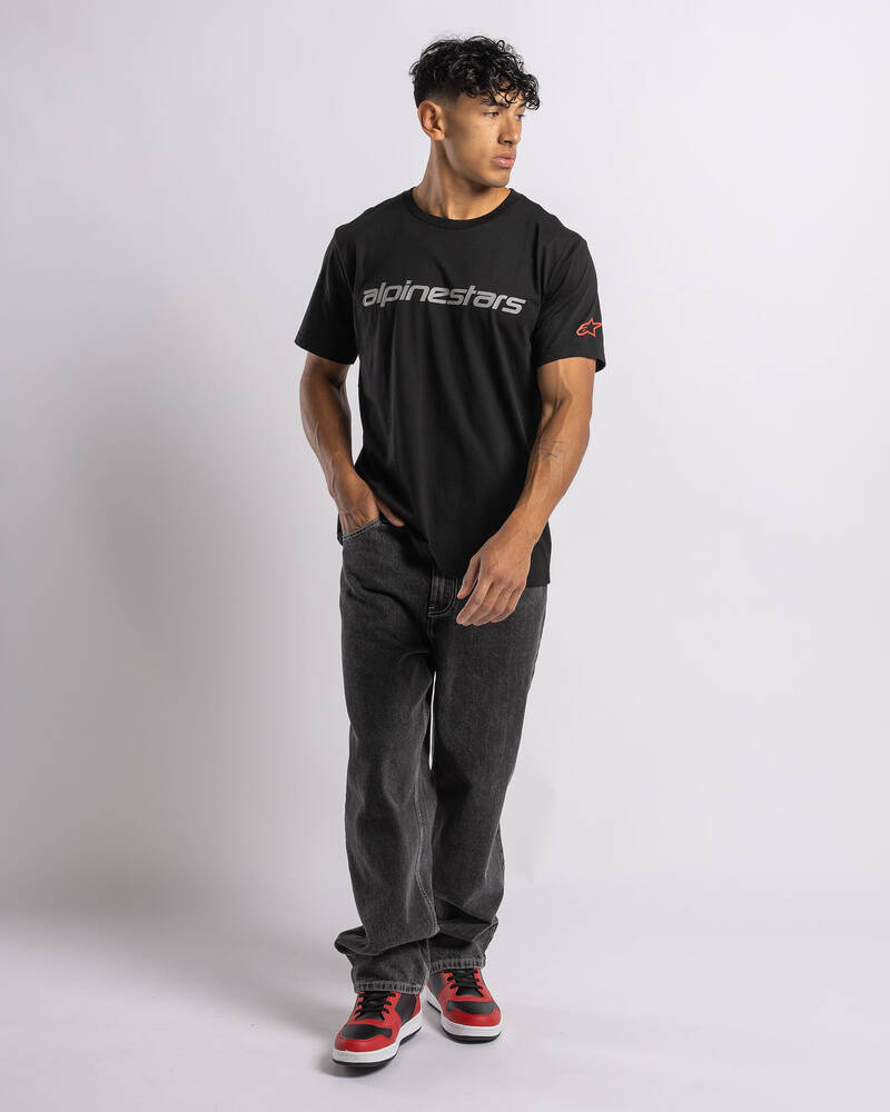 Alpinestars Linear Wordmark 2.0 CSF T-Shirt for Mens