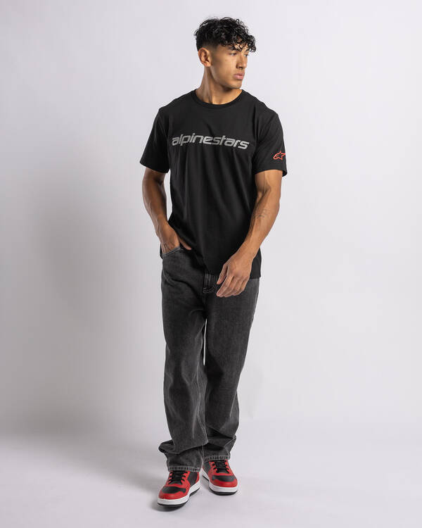 Alpinestars Linear Wordmark 2.0 CSF T-Shirt for Mens